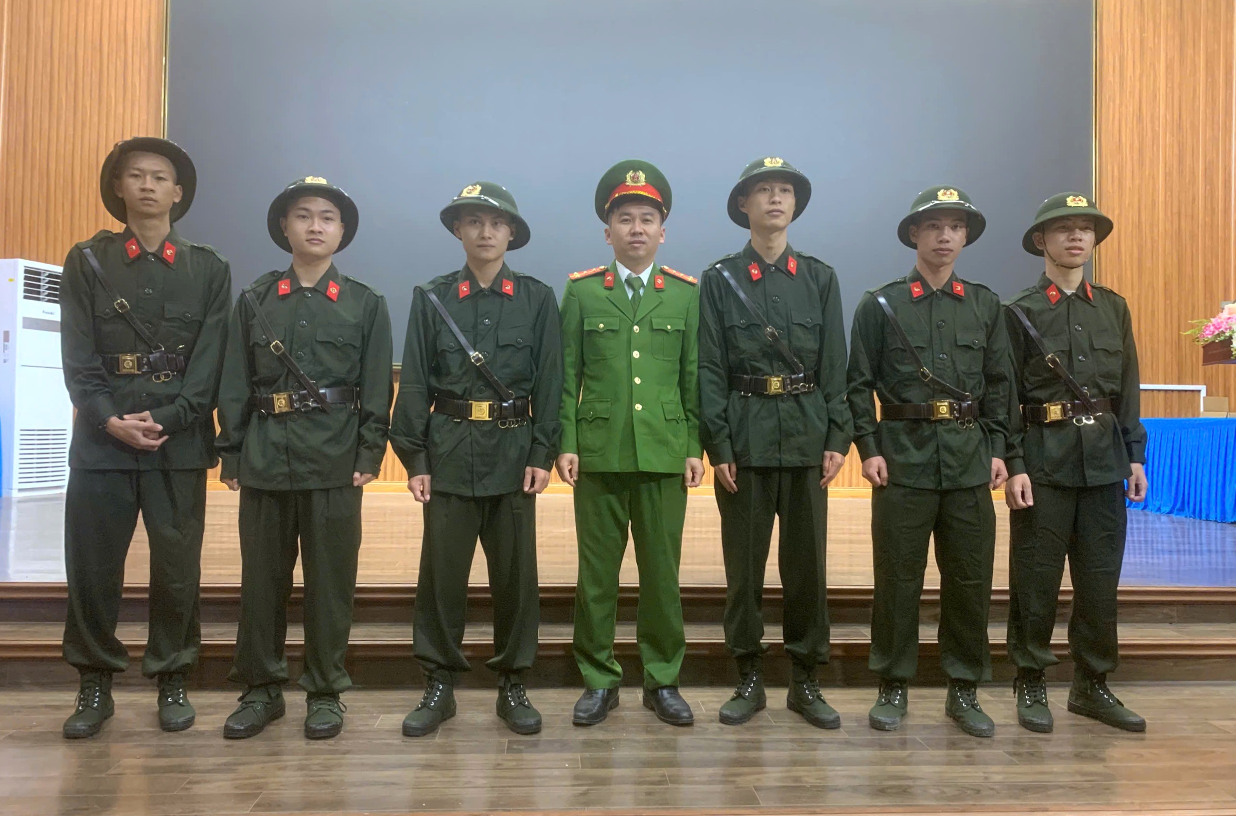 Công an xã Tuệ Tĩnh phối hợp hoàn thành 100% chỉ tiêu tuyển chọn công dân thực hiện nghĩa vụ tham gia CAND